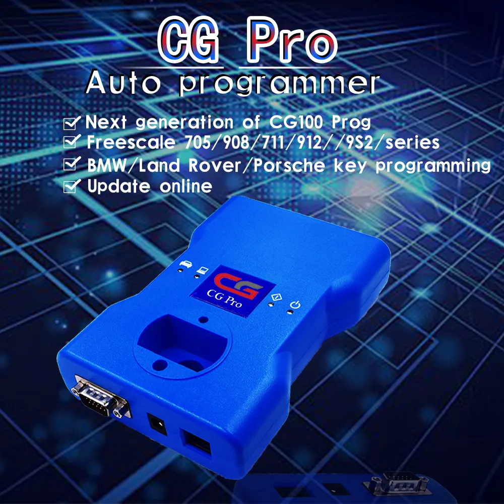 CGPro Universal Car Chip ECU Tuning Ferramenta Obd Car Key Programmer E Pin Code Reader Controladores Programáveis Programação