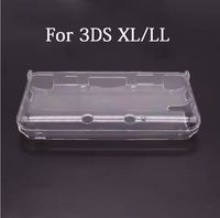 Étui 2026P pour Nintendo NEW 3ds Xl /NEW 3DS LL  NEW 3ds, coque transparente en cristal, protection rigide transparente, accessoires de jeu