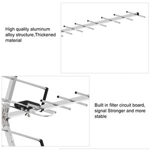 Antena de TV Digital HDTV de 10dBi para TDT, Antena Yagi para Exteriores de Largo Alcance DVB-T - Product Image 3