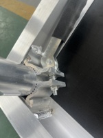 Plateforme de scène modulaire en alliage d'aluminium 1,22 x 1,22 m avec surface antidérapante, portable et robuste, capacité de charge de 1000 kg