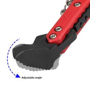 Ulip Black Red Adjustable Kickstand with Side Beveled Mounting Holes Electric Scooter 13.6CM Foot Support <b>Footrest</b> Parking Part - Product Image 4