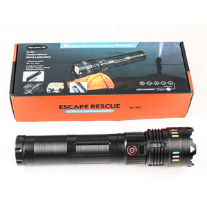 1500 मीटर अल्ट्रा उज्ज्वल आउटडोर फ्लैशलाइट्स 6*18650 गैर-ध्रुवीय डाइमिंग डिजिटल पावर डिस्प्ले 30w फ्लैशलाइट टेलीस्कोपिक जूम टॉर्च - Product Image 6