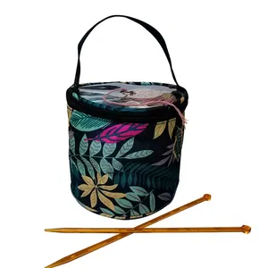Yarn Sewing Tool Small Projects Storage Bags Yarn Storage Organizer DIY Apparel Needlework Storage Knitting Tote Bag