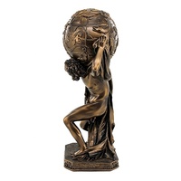 Le Dieu Grec Hercule Statue Résine Antique Figure En Or Pour La Décoration De La Maison