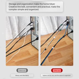 Многоцветный ремень, саморазовый крепежный органайзер, держатель шнура, веревочный крючок, петля для ванной, кухни - Product Image 5