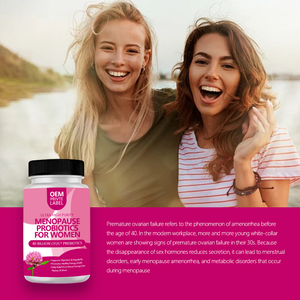 Cápsulas probióticas <span class=keywords><strong>para</strong></span> mujeres Vitamina C Píldoras de vitamina B Suplemento alimenticio de tableta de salud biótica - Product Image 5