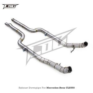 Готовый к отгрузке OEM-выпуск: прямой даунпайп 2,75 дюйма для <span class=keywords><strong>Mercedes</strong></span>-Benz CLS550 4.7 2012-2016, E550 W212 M278, нержавеющая сталь, выхлоп 70 мм - Product Image 2