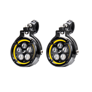 Luz Auxiliar para Motocicleta <span class=keywords><strong>J5Pro</strong></span>, Foco Delantero de Alta Luminosidad, Luz Halo de 6 Colores, Faro LED Blanco de 150W, Luz Impermeable IPX8 - Product Image 6