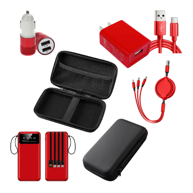 Custom Mobile Charging Kits with Logo for Promotional Corporate Gifts Sets