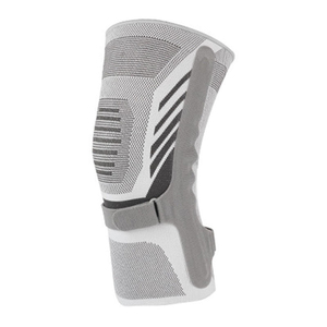 Genouillère fine, flexible et respirante en nylon et élasthanne pour hommes et femmes, idéale pour le basketball, la course à pied, avec sangle rotulienne pressurisée - Product Image 1