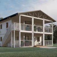 Maisons préfabriquées modernes extensibles en conteneurs maritimes de 20, 30 et 40 pieds, avec 2, 3, 4 ou 5 chambres, salon, atelier, entrée et extérieur