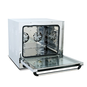 เตาอบไฟฟ้า4ถาดอุปกรณ์เบเกอรี่เตาอบเชิงพาณิชย์พร้อมฟังก์ชั่นไอน้ำ - Product Image 4