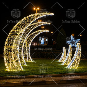 Modern Christmas Archway Motif <b>Light</b> LED Outdoor Decoration For City Lighting Project - Product Image 3