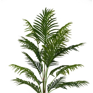Oh Arts Fabricante Venta directa Moda Interior Árboles artificiales Hawaii Palmera 120 cm en Black Pot Green para Home Hotel - Product Image 4