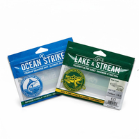 Sacs refermables personnalisés en plastique pour leurres de pêche, hameçons, vers, anti-odeur, réutilisables, pour emballage d'appâts de pêche