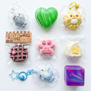 Jouet Squishy en Silicone de Qualité Alimentaire en Forme d'Animal Marin, Texture Boue Souple, Mochi <span class=keywords><strong>à</strong></span> Remontée Lente, Jouet Anti-Stress PVC, Sachet Surprise - Product Image 2