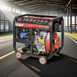 Máy phát điện diesel công suất nhỏ, 7KVA, 60Hz, một pha, 220V, máy phát điện diesel khung mở. - Product Image 6