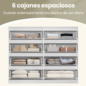 Armoire de rangement sur pied VASAGLE pour chambre à coucher Moderne et bon marché <span class=keywords><strong>8</strong></span> <span class=keywords><strong>tiroirs</strong></span> <span class=keywords><strong>Commode</strong></span> nordique - Product Image 6