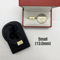 Duyizhao Boucles d'oreilles en laiton plaqué or 14 ct Jesus Last Supper pour hommes/femmes Bijoux unisexes
