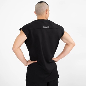 เสื้อกล้ามฮิปฮอปผู้ชายไซส์ XL แห้งเร็ว ยืดหยุ่น ระบายอากาศดี ดีไซน์ทันสมัย ไร้แขน เหมาะสำหรับออกกำลังกาย ฟิตเนส เนื้อผ้าถัก - Product Image 6