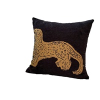 Bantal Hias Vintage Artist & Sarung Bantal Katun, Sarung Bantal Dekoratif, Sisipan Bantal Sofa Chenille Lumbar