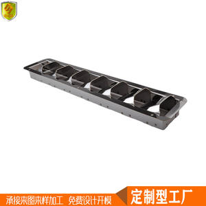 Grille d'aération remplaçable en acier inoxydable 304, 7 compartiments, ventilation d'échappement, fenêtre à persiennes, 382*80mm, matériel pour bateau - Product Image 3