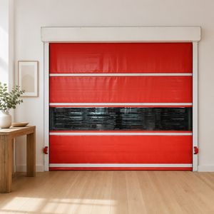 Puerta Eléctrica Industrial Enrollable de PVC de Apertura Rápida para Entrada de Almacén y Fábrica - Product Image 4