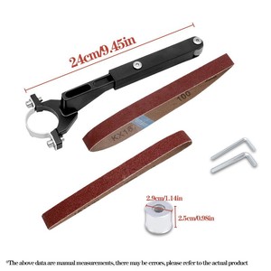 Belt Sander Bracket Conversion Kit For Angle Grinder 530mm Sanding Belt Professional Woodworking <b>Tool</b> - Product Image 2