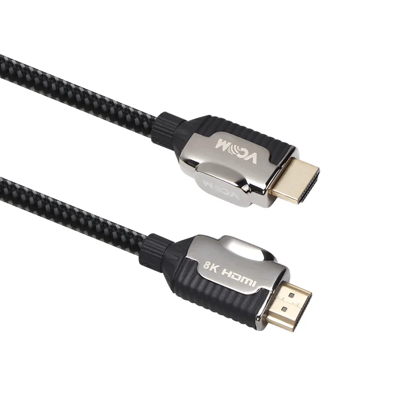 Customized 2.1 HDMI Version High Speed 48Gbps Support Dynamic HDR HDCP2.2 HDMI Cable 8K 60Hz 4K 120Hz Resolution Gold Plated