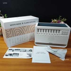 <span class=keywords><strong>Humidificador</strong></span> Difusor de Aroma con Llama y Luz Nocturna, con Sonido Blanco para Dormir, Altavoz Inteligente USB BT, 200ml, Logotipo Personalizado - Product Image 6