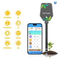 Medidor de pH del Suelo Inteligente de Alta Precisión con Bluetooth, 8 en 1, Multifuncional, con Exportación de Datos de Fertilidad y EC
