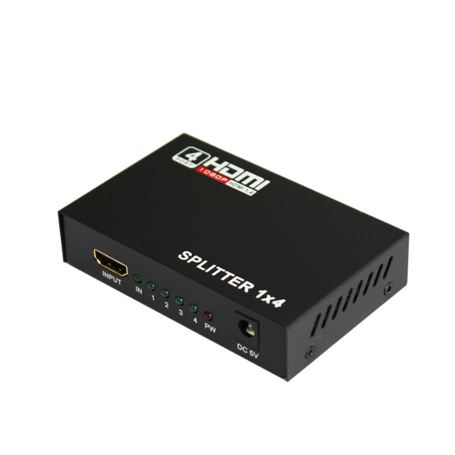 HD Splitter One Input Four Output High Definition Video 1 Input 4 Output HD1 Quad Splitter Quad Screen Splitter