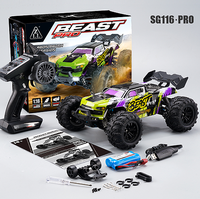 Voiture RC ZLL SG116 PRO 2026 brossée, 40 km/h, étanche, 4x4, échelle 1/16, haute vitesse, contrôlée par application, 4 canaux, prête à l'emploi pour enfants