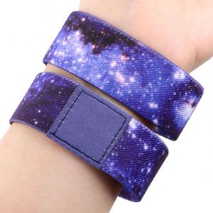 Pulsera Elástica Personalizada con Diseño de Cielo Estrellado, Correa Deportiva Sublimada, Correa Corta Lavable - Product Image 1