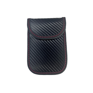 <span class=keywords><strong>Pochette</strong></span> pour clés de <span class=keywords><strong>voiture</strong></span> personnalisée, sac Faraday antivol en fibre de carbone, étui bloquant les signaux - Product Image 1