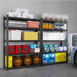 <span class=keywords><strong>Estantería</strong></span> de exhibición personalizada a <span class=keywords><strong>precio</strong></span> de fábrica, estante sin pernos de 5 niveles para almacenamiento, estante de Metal sin pernos - Product Image 4