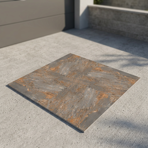 Hot Sale 400x400mm 12mm Digital Glazed Porcelain Parking Tiles Rustic Heavy Duty Outdoor Flooring - Product Image 3