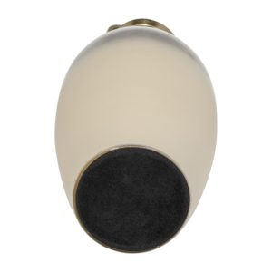 Vaso in vetro con coperchio a sfera, moderno vaso decorativo per fiori, per soggiorno, ingresso, tavolo, decorazione per la casa - Product Image 4