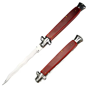 Couteau de poche <span class=keywords><strong>Balisong</strong></span> à double lame en acier inoxydable avec manche en aluminium pour la défense personnelle, le camping en extérieur et la découpe de fruits - Product Image 6