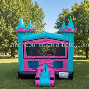 <span class=keywords><strong>Castillo</strong></span> Inflable con Tobogán, Trampolín Inflable para Exteriores, Cama Elástica Inflable <span class=keywords><strong>de</strong></span> Grado Comercial - Product Image 1