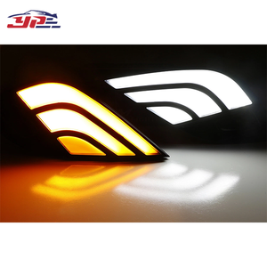 YOUPEI Accessoires de voiture de haute qualité LED clignotant lumière du jour antibrouillard ensembles de phares antibrouillard pour Toyota Camry 2018 - Product Image 3