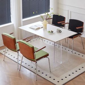 Silla Individual Nórdica de Terciopelo Verde con Estructura Metálica para Sala de Estar - Product Image 4