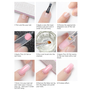<span class=keywords><strong>Kit</strong></span> de <span class=keywords><strong>Uñas</strong></span> Acrílicas en Gel con Lámpara UV, Suministros para <span class=keywords><strong>Uñas</strong></span> de Marca Privada, <span class=keywords><strong>Kit</strong></span> de Manicura con Poly Gel - Product Image 5