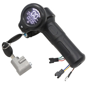Điện Scooter Màn hình hiển thị <span class=keywords><strong>Twist</strong></span> ga xử lý thiết lập khóa điện tốc độ và phạm vi hiển thị xử lý 36-48V phổ biến lần lượt xử lý - Product Image 3