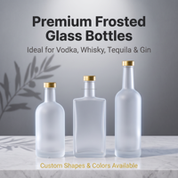Bouteilles à liqueur écologiques de style nordique transparentes 700 ml 750 ml en verre pour Tequila Vodka Whisky Gin avec bouchons en liège