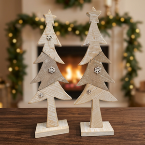 Decoración Navideña de Madera Hecha a Mano, Adorno Rústico para Mesa, Tamaño Personalizado, Decoración para el Hogar, Regalo - Product Image 3