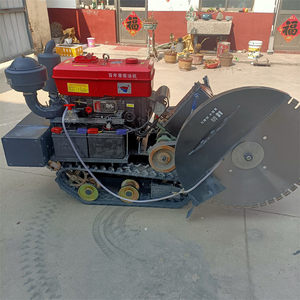 Cralwer Road Cutting <b>Machine</b> 350mm Blade Gasoline Road Cutter <b>Walk</b> Behind Concrete Pavement Crawler Pavement Cutting <b>Machine</b> - Product Image 5