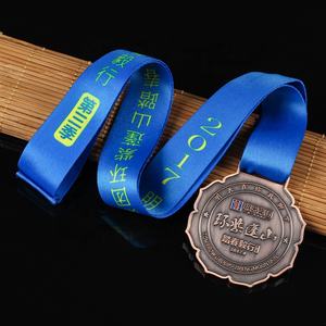 Medallas de Metal académicas personalizables, medalla de PE deportiva de aleación de Zinc, medalla de Honor, eventos de campo de pista, Medalla competitiva chapada, medallistas - Product Image 5