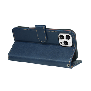 Nueva Funda Cartera de Cuero con Cierre Magnético para <span class=keywords><strong>iPhone</strong></span> 16 Pro Max 15 14 Pro con Titular de Tarjetas - Product Image 2