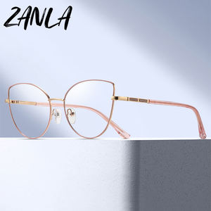 Monture de lunettes optiques vintage pour femmes, œil de chat, sur mesure, anti-lumière bleue, <span class=keywords><strong>myopie</strong></span>, lunettes de vue, mode 2026 - Product Image 1
